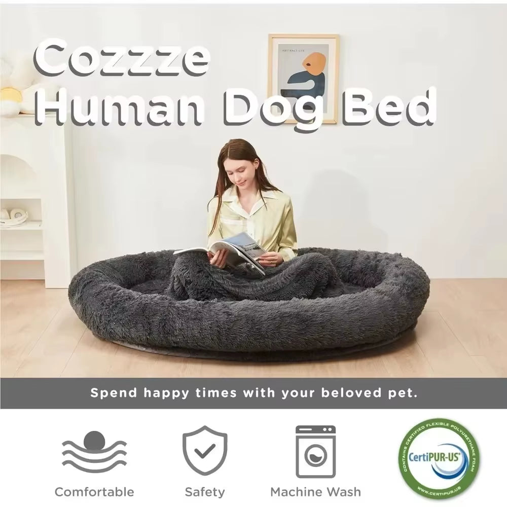 Luxury Human-Sized Dog Bed 