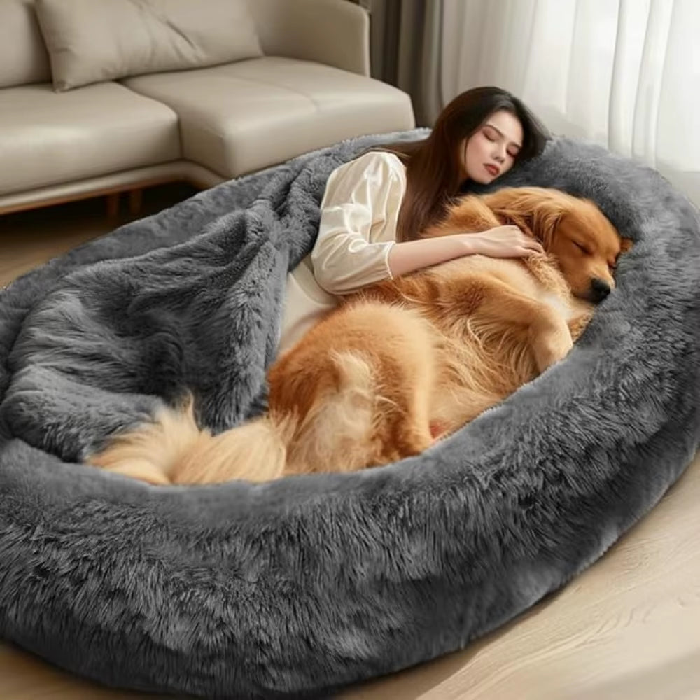 Luxury Human-Sized Dog Bed 