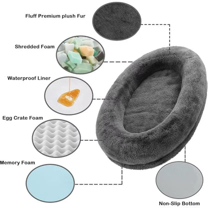 Luxury Human-Sized Dog Bed 