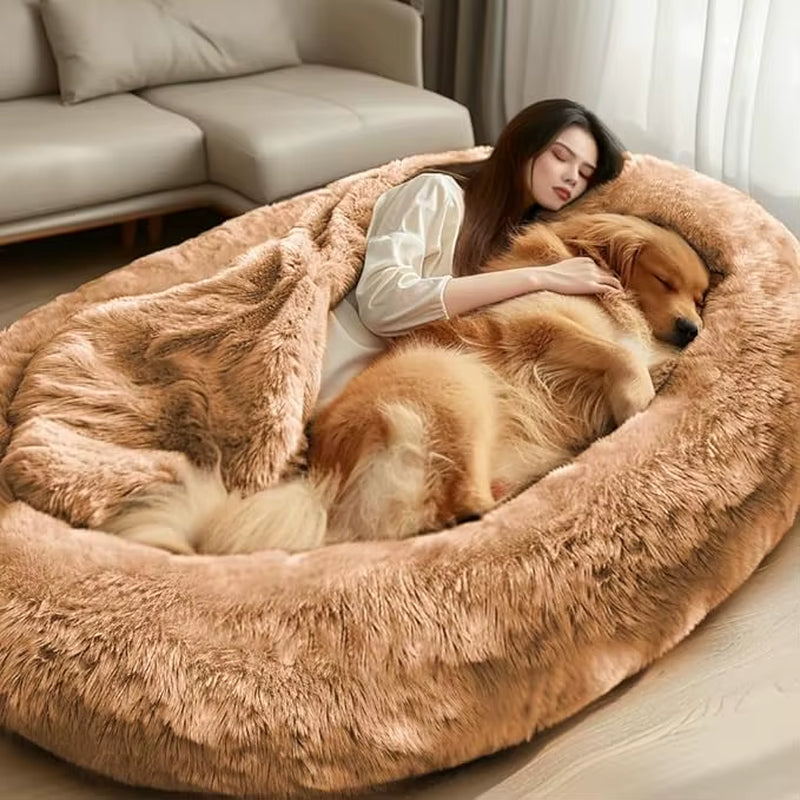 Luxury Human-Sized Dog Bed 