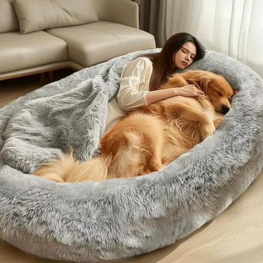 Luxury Human-Sized Dog Bed 