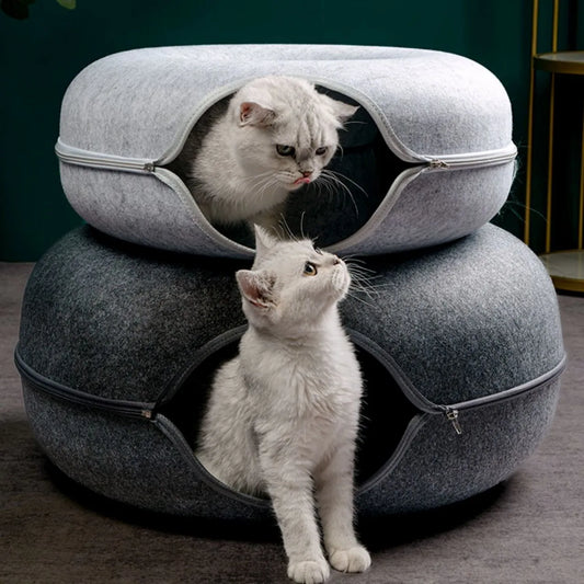 Donut Cat Bed & Tunnel