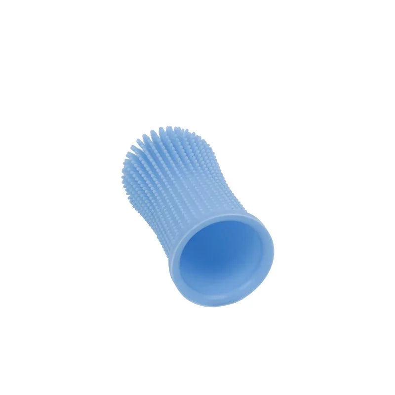 Soft Dog Toothbrushes Silica Gel Pet Finger Toothbrush Teeth Cleaning Bad Breath Care Nontoxic Silicone Tooth Brush Tool