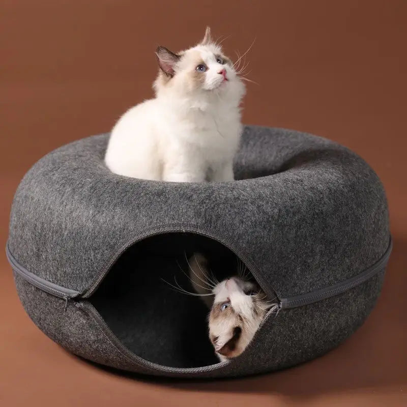 Donut Cat Bed & Tunnel